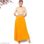 SRI AMS WOMENS COTTON PETTICOAT 7 PART (EMBROIDERY DESIGN ,MANGO)